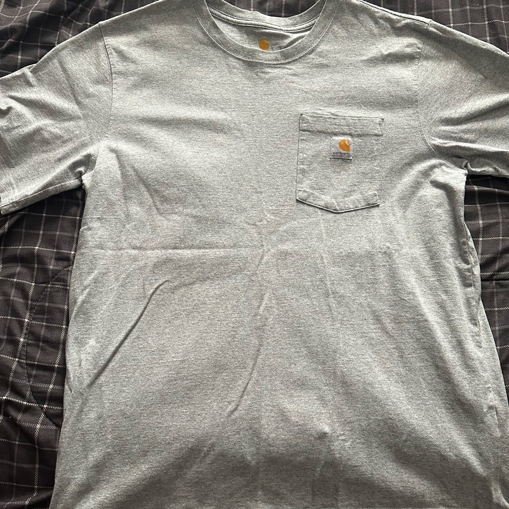 Carhartt Men's Light Gray Short Sleeve Tee